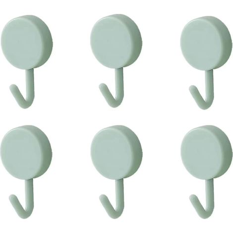 Klebende Haken, Dekorative Wandhaken Zum Aufhängen Von Bh-trägern, Hüten, Handtüchern Und Schlüsseln, 6 Stück, Blau