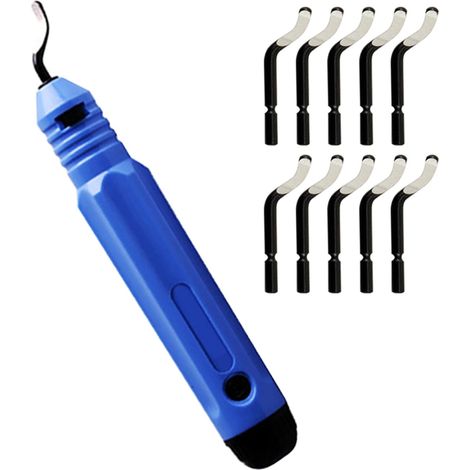 1 Stück Entgratwerkzeug, Entgraten, Entgrater, Entgratung, Metall-entgrater, Metall-entgratwerkzeug, Entgratstift, Metall-entgratklingen, Entgrater, Mit 10 Stück Rotierenden Entgratklingen