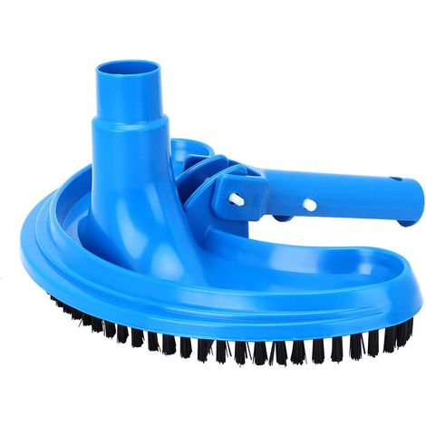 Schwimmbad-bürste, Gebogener Saugkopf, Reinigungsbürste Für Schwimmbäder, Bürste Für Wände Und Boden Des Schwimmbads, Blau