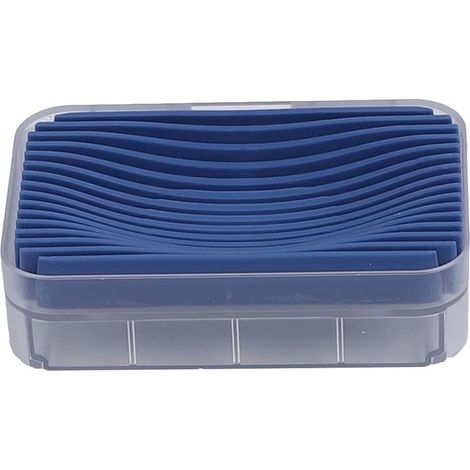 Zweistufiger Seifenspender, Dusch-aufbewahrungsbox, Zum Aufkleben, Wandmontiert Mit Abflusslöchern Für Das Badezimmer (farbe: Blau)
