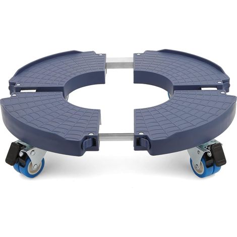 Pflanzentopf-ständer Auf Rollen, 360° Drehbar, Tragfähigkeit 200 Kg, Verstellbare Rollplattform Ø 40-54 Cm, Blumentopfhalter Für Innen- Und Außenbereich, Pflanzenständer, Sonnenschirmfuß, Mülleimer, B