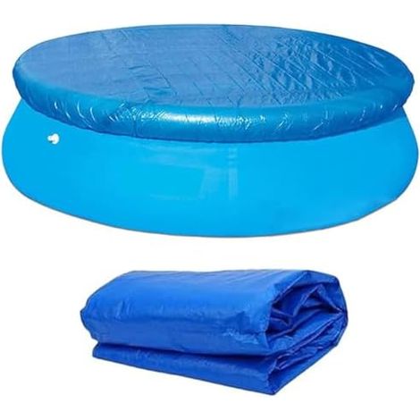 Abdeckungen Für Runde Pools, Abdeckung Für Außenpool, Faltbare Schutzabdeckung Für Pool, Solarabdeckungen Für 244cm/8ft Aufstell- Und Aufblasbare Pools