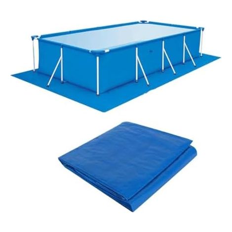 Bodenmatte Für Rahmenpool, Faltbare Bodenabdeckung Für Aufblasbare Pools, Bodenschutz Für Planschbecken (200 X 300 Cm/78,74 X 118,11 Zoll)