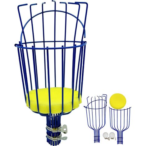 Fruchtpflückerkopf, Blau, 13,213,233 Cm, 1 Stück, Werkzeug Zum Pflücken Von Hochhängenden Früchten, Obstbaumpflücker.