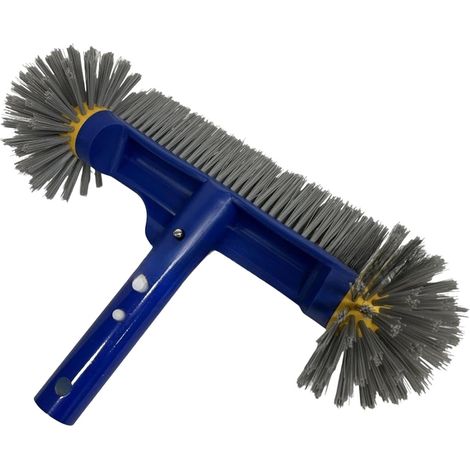 Pool-reinigungsbürste, Pool-bürstenkopf, 13" Nylon Für Eckfliesen, Badewannen, Whirlpools, Böden Mühelos