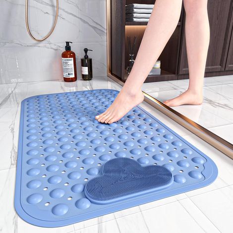 Rutschfeste Und Schimmelresistente Duschmatte Für Senioren, 70 X 40 Cm, Rutschfeste Badematte Mit Fußmassage, Rutschfeste Duschmatte, Leicht Zu Reinigen Und Zu