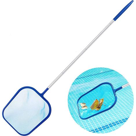 Poolkescher Zur Reinigung Von Schwimmenden Blättern Und Insekten, Hervorragendes Pool-reinigungswerkzeug (blau)