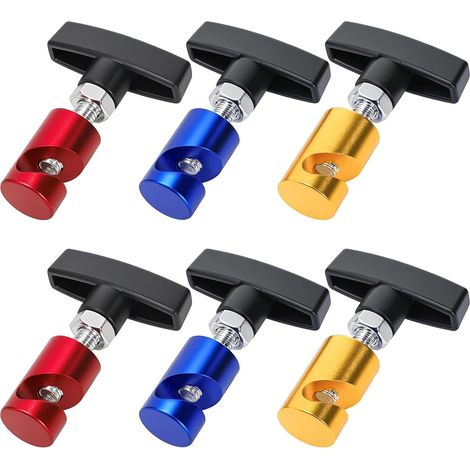 3er-set Metall-kabelbinder Für Auto-motorhaube, 11 Mm, Rutschfest, Universell, Mehrfarbig (gelb, Blau Und Rot)
