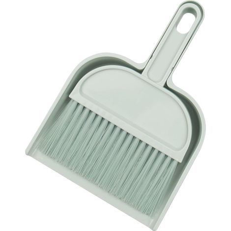 (bleu) Mini Staubfeger-set, Mini Pe-staubfeger Und Besen, Kleiner Besen Und Staubfeger, Staubbesen-set Für Kinder Und Erwachsene, Küche, Haushalt
