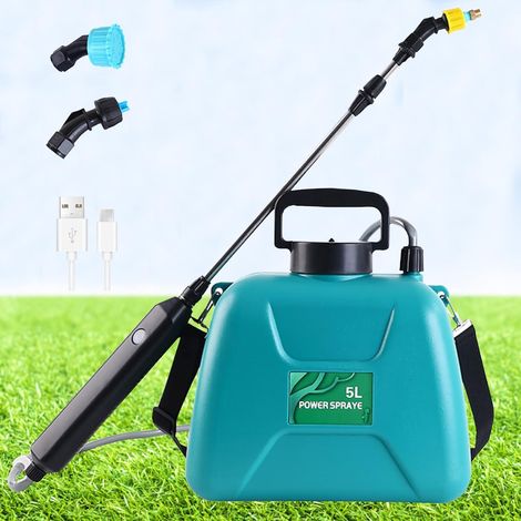 Elektrischer Schulterzerstäuber 5l Blaue Flasche