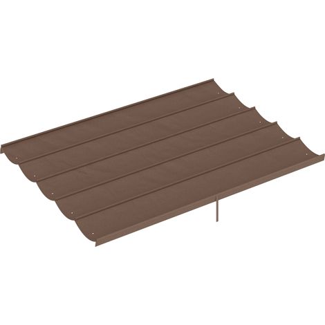 Atmungsaktives Polyester-pergoladach 4x3m Für Cafés, Mit 10 Ablauflöchern