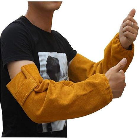 Hitzebeständiges Schweißleder, Armschutz Für Sicherheitsarbeit, Funkenfest, Armschützend