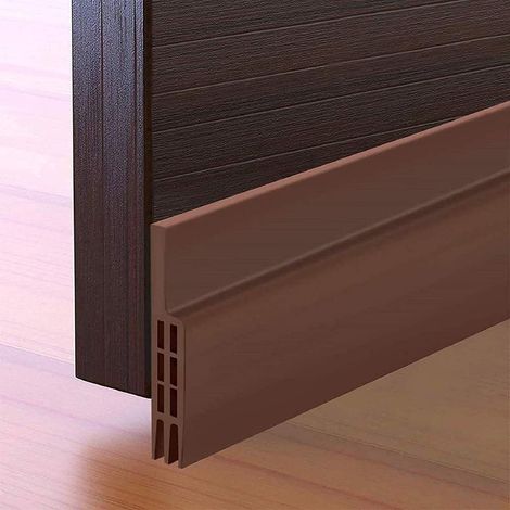 Türboden-dichtungsstreifen, 90 X 5,8 Cm, Selbstklebender Türbodenstreifen Aus Flexiblem Silikon, Schall- Und Wärmeisolierend, Weiß, Dichtungsband Gegen Lärm, Staub Und Kalte Zugluft