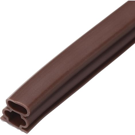 Gummidichtung Für Türen Und Fenster, 6 M (20 Fuß), D-form, Für Spalt Von 0,9 Bis 1,1 Cm (0,35 Bis 0,45 Zoll), Braun.