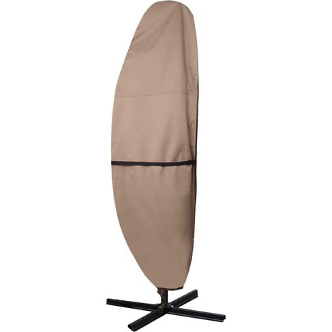 Brauner Sonnenschirm, 280 Cm, Staubschutzhülle Für Außenterrasse/patio, Wasserdicht Und Uv-beständig.