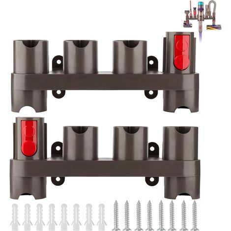 Zubehörhalter Für Dyson-staubsauger Gen5, V15, V12, V7, V8, V10, V11, Sv10, Sv11 (10 Ablageplätze, 2er-pack)