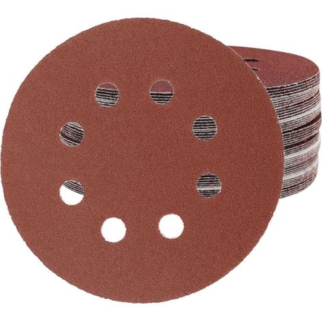 220 Schleifscheiben, Schleifpapier, Körnung, Größe 125 Mm, Ideal Zum Schleifen/polieren/entrosten Hsdps5m100, 100er-pack