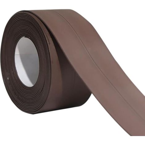 Braunes, Flexibles, Selbstklebendes Pe-abdichtungsband, Wasserdichtes Dichtungsband Für Küche, Bad, Badewanne, Toilette Und Boden (129 X 1,5 Zoll)