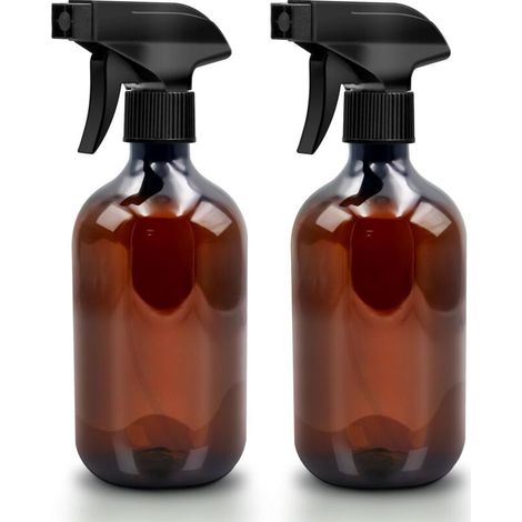 2er-set Leere Sprühflaschen, 501 Ml, Für Pflanzen Und Haushaltsreinigung, Garten, Friseur (braun)