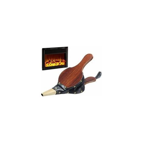 Kaminblasebalg, Vintage Holzblasbalg, Kamin-innenblasebalg, Holzfeuer-blasebalg, 30,5 X 12,5 Cm, Für Grill, Feuer Im Freien, Picknick