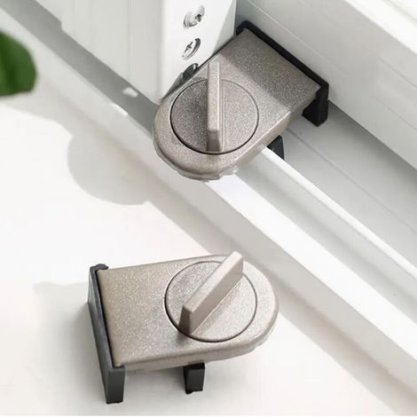 Schiebefenster-verriegelung – 5 Stück – Multifunktionaler Diebstahlschutz – Rutschfest Und Abnehmbar – Fensterbegrenzer