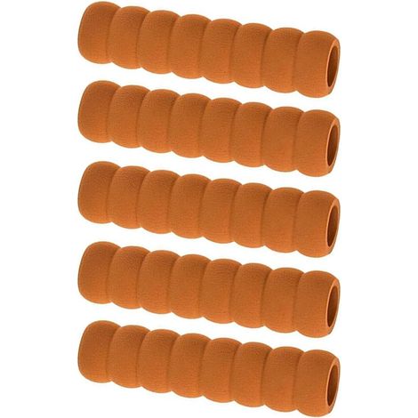 5er-pack Schutzhauben Aus Weichem Schaumstoff Für Türgriffe, Antistatisch Und Stoßfest, Braun