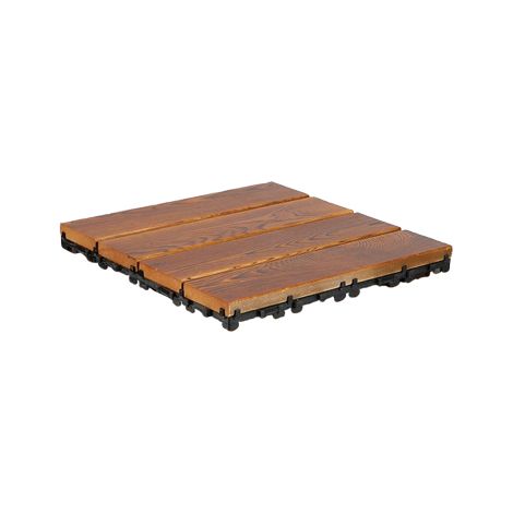 Terassendielen, Holzfliesen, 30 X 30 Cm, (1er-set)
