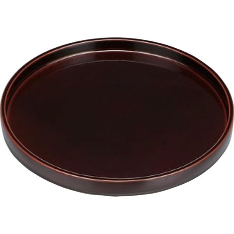 Brauner Keramik-blumentopf-untersetzer Mit 25 Cm Außendurchmesser, Geeignet Als Drainage-tablett Für Zimmer- Und Außenpflanzen