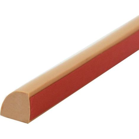Flexible Selbstklebende Viertelrund-leiste Für Boden, Bad, Küche Und Arbeitsplatte, 3 Meter, Braun
