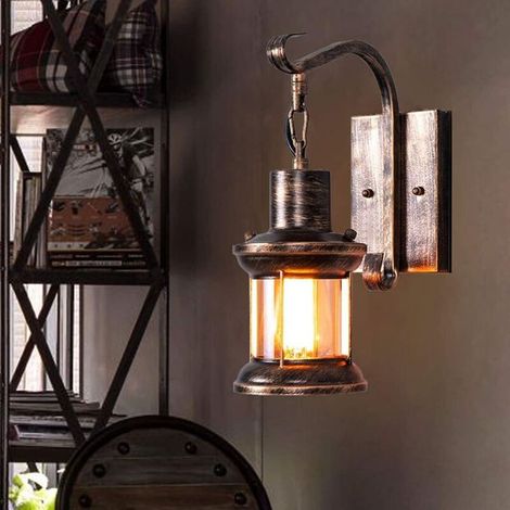 Antike Industrielle Retro-wandleuchte, Außenleuchte Für Veranda Und Garten (bronze)