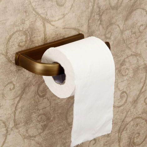Enowelir Toilettenpapierhalter, Antik Messing