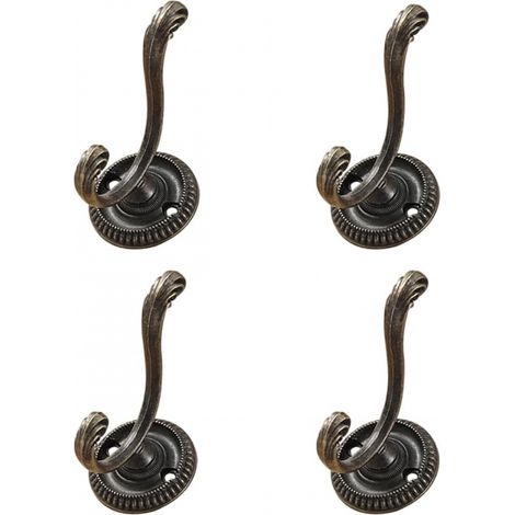 Satz Von 4 Dekorativen Wand-handtuchhaltern, Haken Für Mäntel, Badezimmer, Küche, Garagentür, Schlüsselhalter, Schrankaufbewahrung
