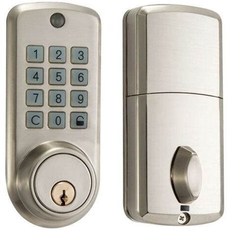Schlüssellose Eingangstür Mit Riegelschloss, Elektronische Tastatur-türschloss, Intelligente Passwort-verriegelung, Automatische Verriegelung Für Zuhause Und Büro