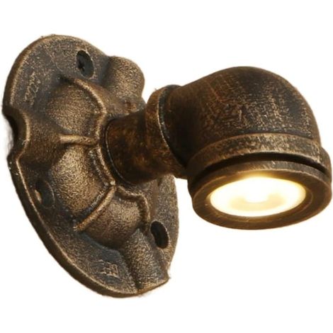 Wandleuchte Im Loft-stil Aus Eisen, Steampunk-stil, 3 W Led, Metall-wandleuchte, Innenwandlampe