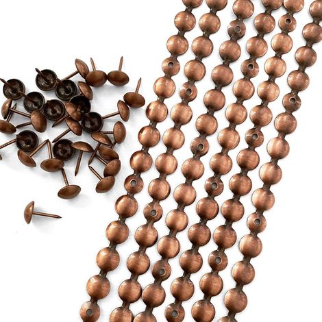 Dekorative Nagelbänder, Rot-bronze Plattiert, 10 M Für Sofas, Diy-möbelzubehör (11 Mm)