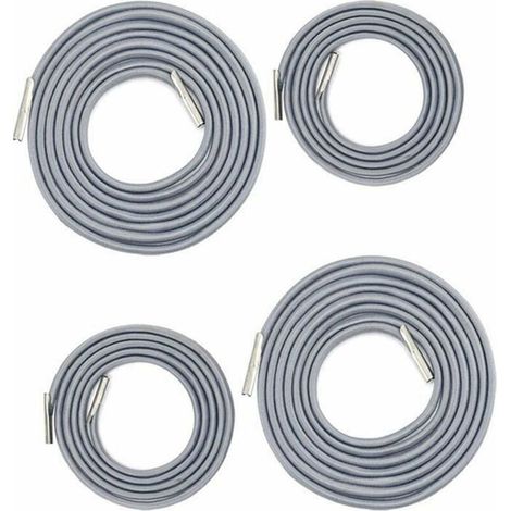 Universelles Ersatz-gummiseil Für Relaxsessel, Liegestuhl, Zero-gravity-klappstuhl, Relaxsessel Bungee (2 X 2,2 M + 2 X 1,4 M Dunkelgrau) Lo-ron