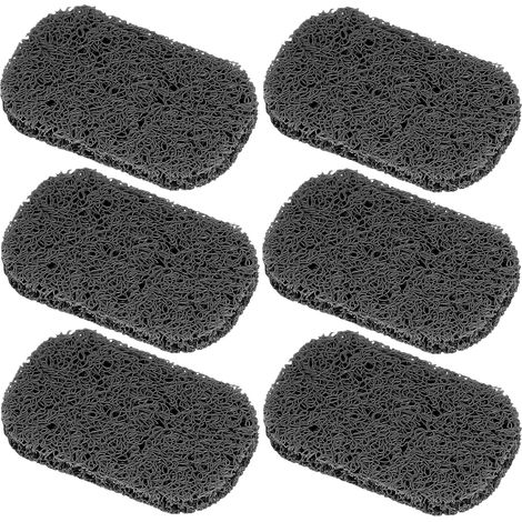 Set Aus 6 Konservierungsseifen, 4,5 X 3 Zoll, Dunkelgrau