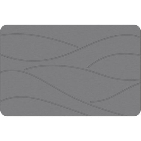 Dunkelgraue Diatomeen-bodenmatte, 60x39,9 Cm, Rutschfeste Und Saugfähige Badematte/teppich.
