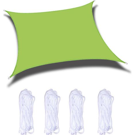 Weißes Schattensegel, Wärmeisolierendes Outdoor-zelt, Campinghilfe Im Freien, Dunkelgrün, 2m×3m
