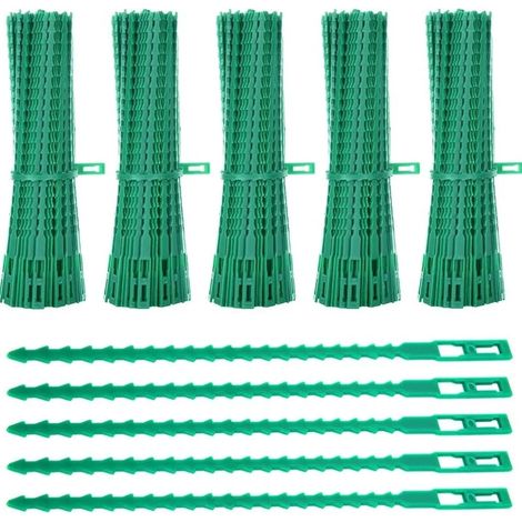 60er Pack Pflanzenhalter, 23 Cm Verstellbare Gartenbinder Aus Flexiblem Kunststoff, Kabelbinder Für Den Garten Zur Unterstützung Von Tomatenpflanzen