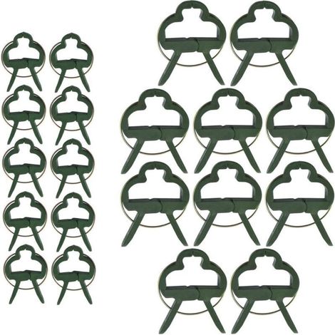 60 Klammern Für Kletterpflanzen, Tomatenklammern, Befestigungsklammern Für Pflanzen, Klammern Zum Binden Von Tomaten (2 Größen)