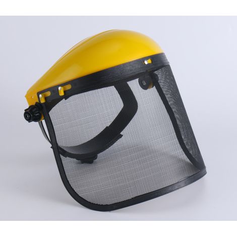 Schutzvisier, Schutzhelm Mit Gittervisier, Klappbar, Klappbar
