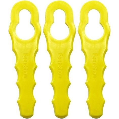 Set Mit 100 Ersatzklingen Für Ryobi-rasentrimmer – Doppelte Gezahnte Klingenköpfe Rac155 Rac157 Rac158 – Für Gras Und Sträucher - Rac158