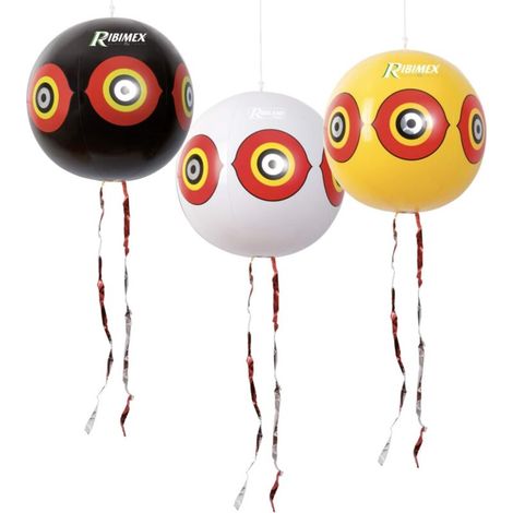 Ribiland 07362 - Vogelabwehrballon - 3er-pack - Gelb