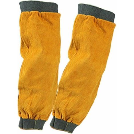 Lederhandschuhe Aus Rindsleder, 2er-pack, Hitzebeständig Bis 572 °f, Schutz Vor Dornen Und Schnitten