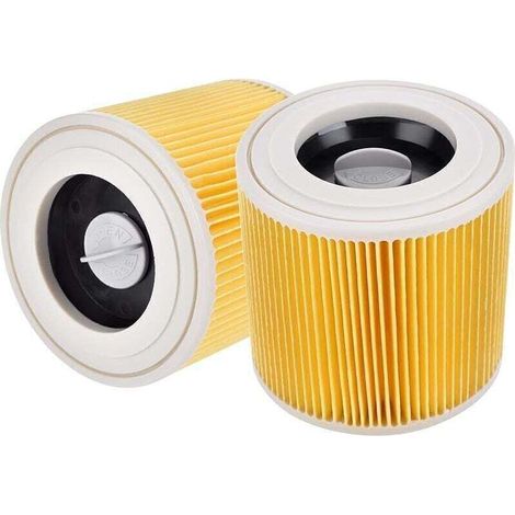 Artraise 2er-pack Patronenfilter Für Kärcher Nasssauger Wd2 Wd3 Wd3p Wd1 Mv3 Mv2, Passend Für Kärcher Serien A, K, Knt, Nt, Se, Vc, Ersetzt 6.414-552.0, 6.414-547.0, 6.414-772.0