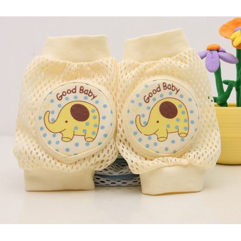 Baby-knieschoner - Baby-knieschoner - Babysöckchen - Unisex - Kniepolster - Einheitsgröße - Krabbelschutz - Gelb