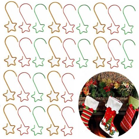 6er Set Weihnachtskugel-haken, Haken Für Den Weihnachtsbaum, Ornamenthaken Für Weihnachtskugeln, Kleine Haken Für Baumschmuck