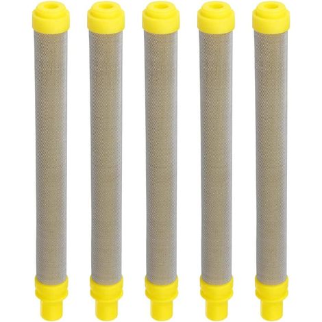 5 Stück 100 Mesh-filter Für Airless-spritzpistolen, Wagner Edelstahl-filterelemente Für Airless-farbspritzpistolen, Gelb