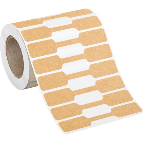 Selbstklebende Etiketten Für Ringe Und Halsketten, Gelb, 500er-packung – Handschriftliche Schmucketiketten